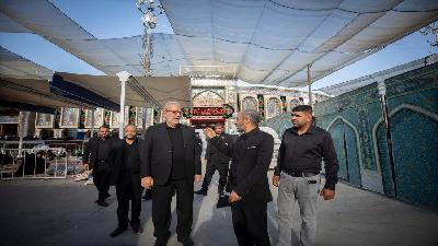 لضمان انسيابية الشعائر.. الأمين العام للعتبة الحسينية المقدسة يتفقد ميدانياً استعدادات زيارة عاشوراء